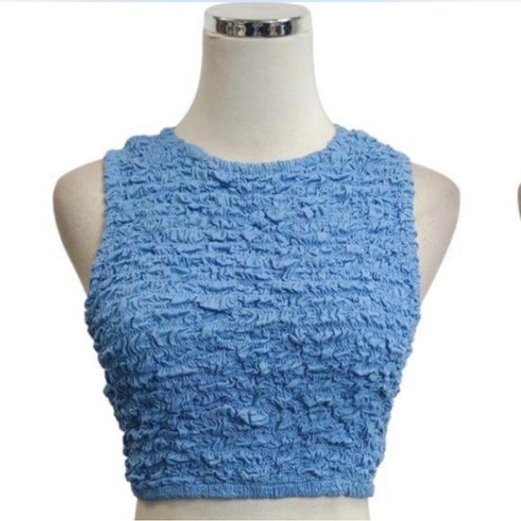 Cotton On Tops - Cotton On scrunchie‎ crop top